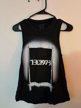 The 1975 Women's Black Graphic Tank Top